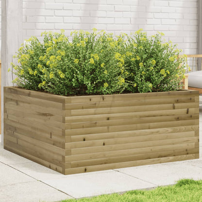 Fioriera Da Giardino In Legno Di Pino Impregnato Impregnato Naturale