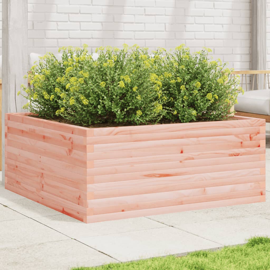 Fioriera Da Giardino 40X40X49,5 Cm In Legno Massello Di Douglas Douglas Naturale