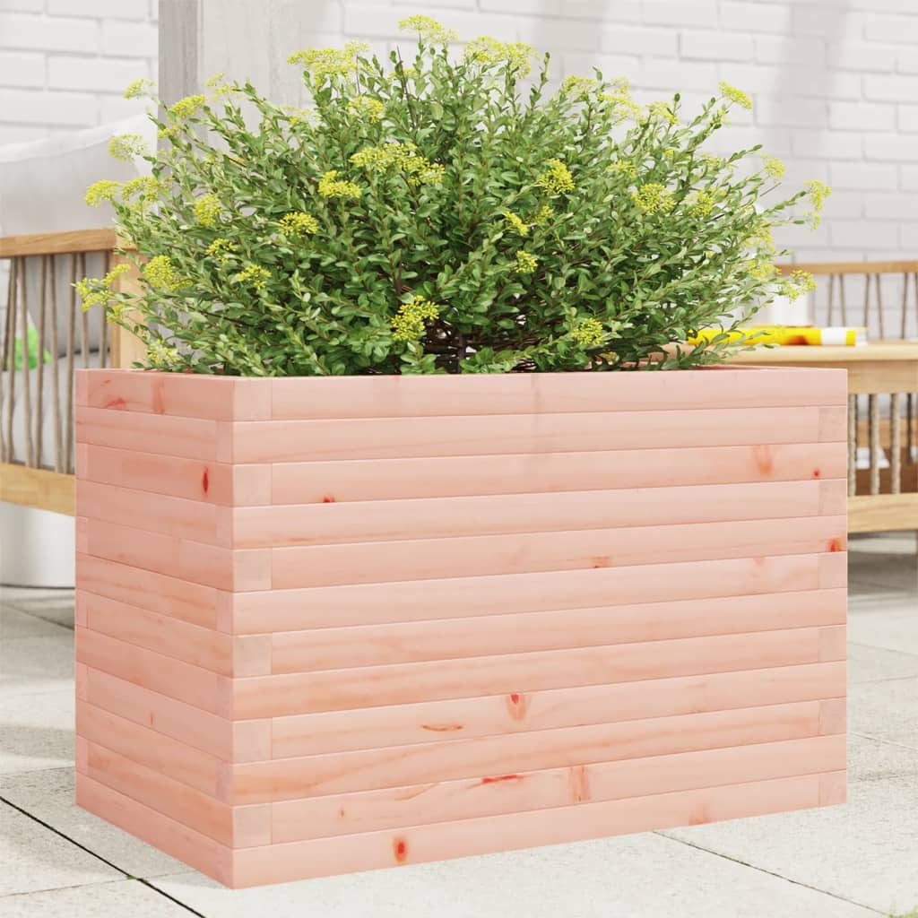 Fioriera Da Giardino 40X40X49,5 Cm In Legno Massello Di Douglas Douglas Naturale