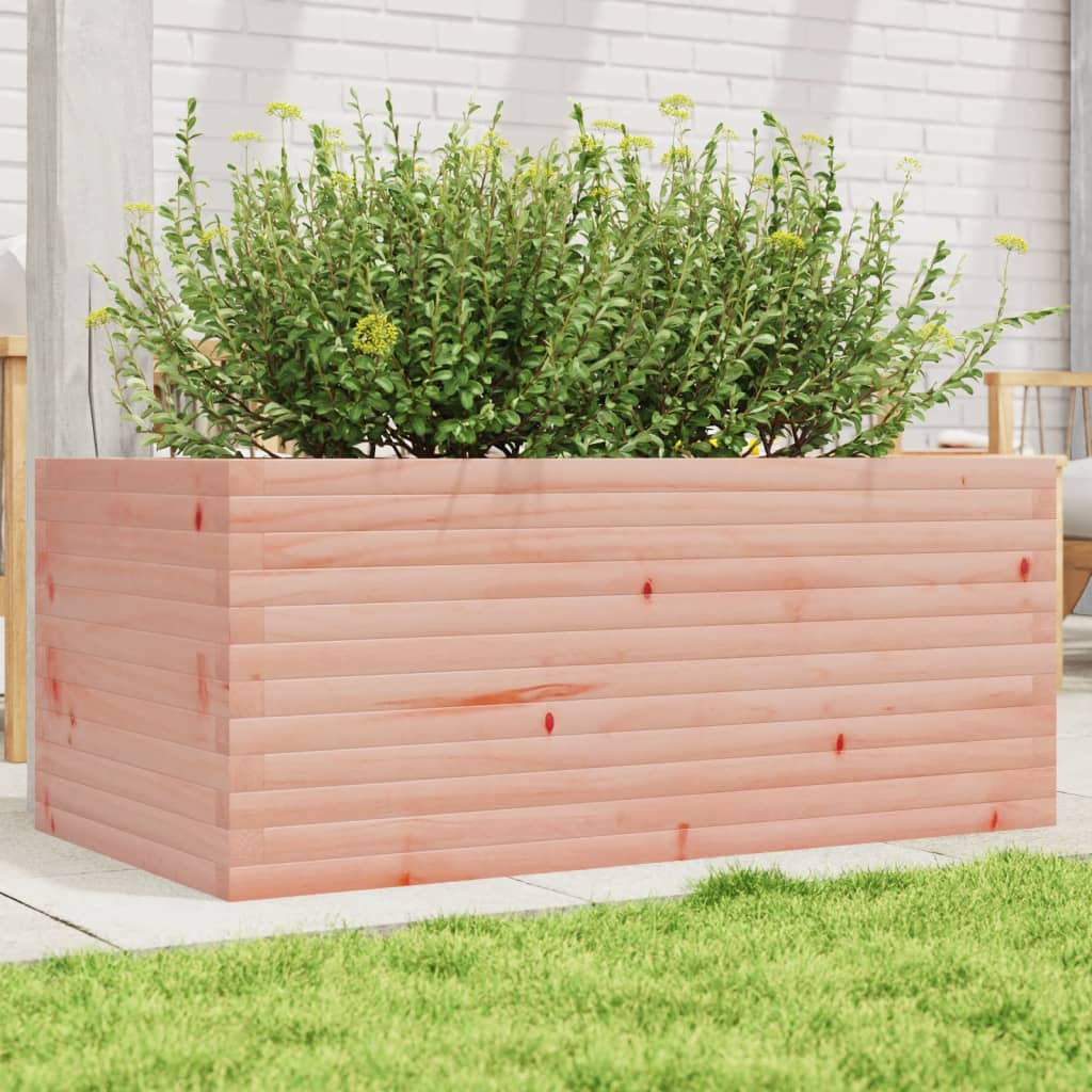 Fioriera Da Giardino 40X40X49,5 Cm In Legno Massello Di Douglas Douglas Naturale