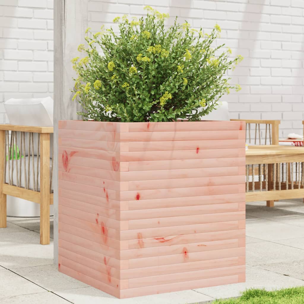 Fioriera Da Giardino 40X40X49,5 Cm In Legno Massello Di Douglas Douglas Naturale