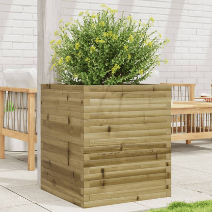 Fioriera Da Giardino In Legno Di Pino Impregnato Impregnato Naturale