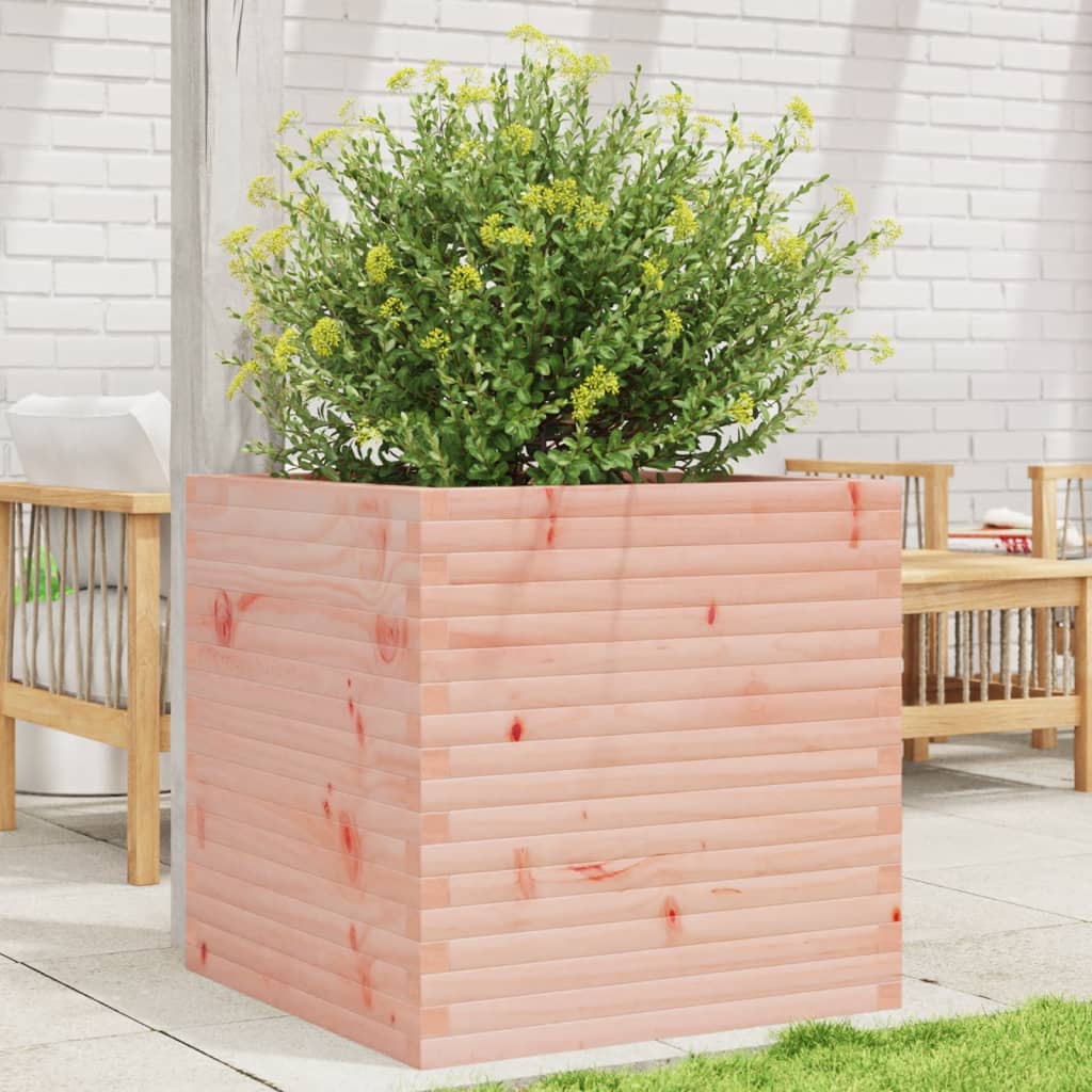 Fioriera Da Giardino 40X40X49,5 Cm In Legno Massello Di Douglas Douglas Naturale