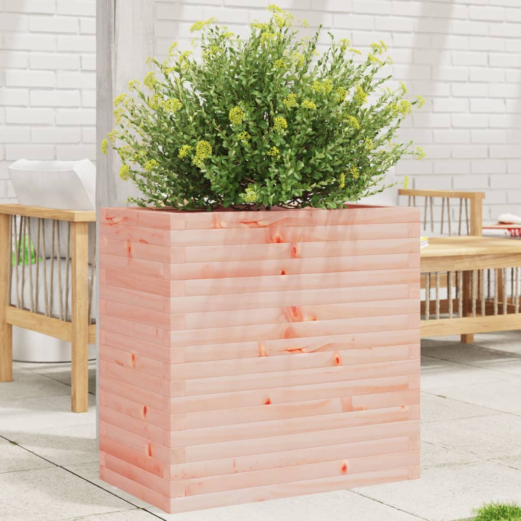 Fioriera Da Giardino 40X40X49,5 Cm In Legno Massello Di Douglas Douglas Naturale