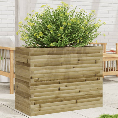 Fioriera Da Giardino In Legno Di Pino Impregnato Impregnato Naturale
