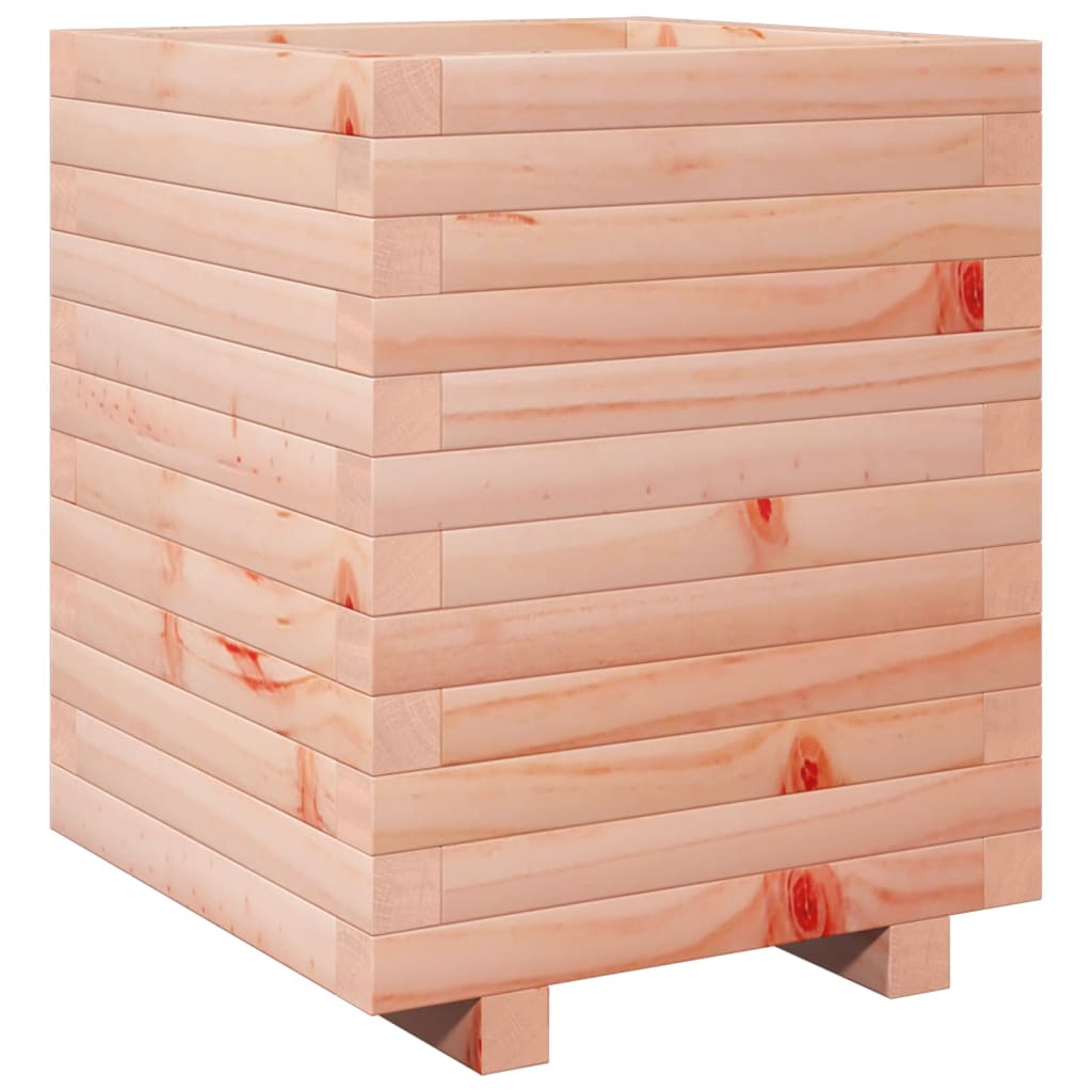 Fioriera Da Giardino 40X40X49,5 Cm In Legno Massello Di Douglas Douglas Naturale