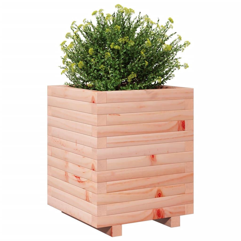 Fioriera Da Giardino 40X40X49,5 Cm In Legno Massello Di Douglas Douglas Naturale