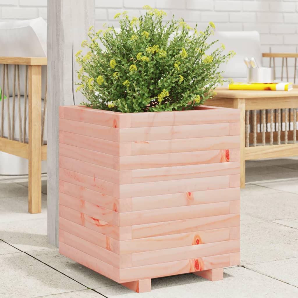 Fioriera Da Giardino 40X40X49,5 Cm In Legno Massello Di Douglas Douglas Naturale