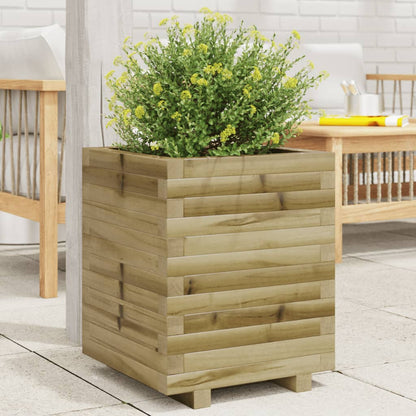 Fioriera Da Giardino In Legno Di Pino Impregnato Impregnato Naturale