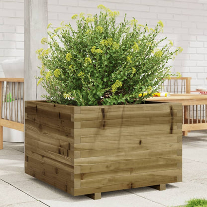 Fioriera Da Giardino In Legno Di Pino Impregnato Impregnato Naturale