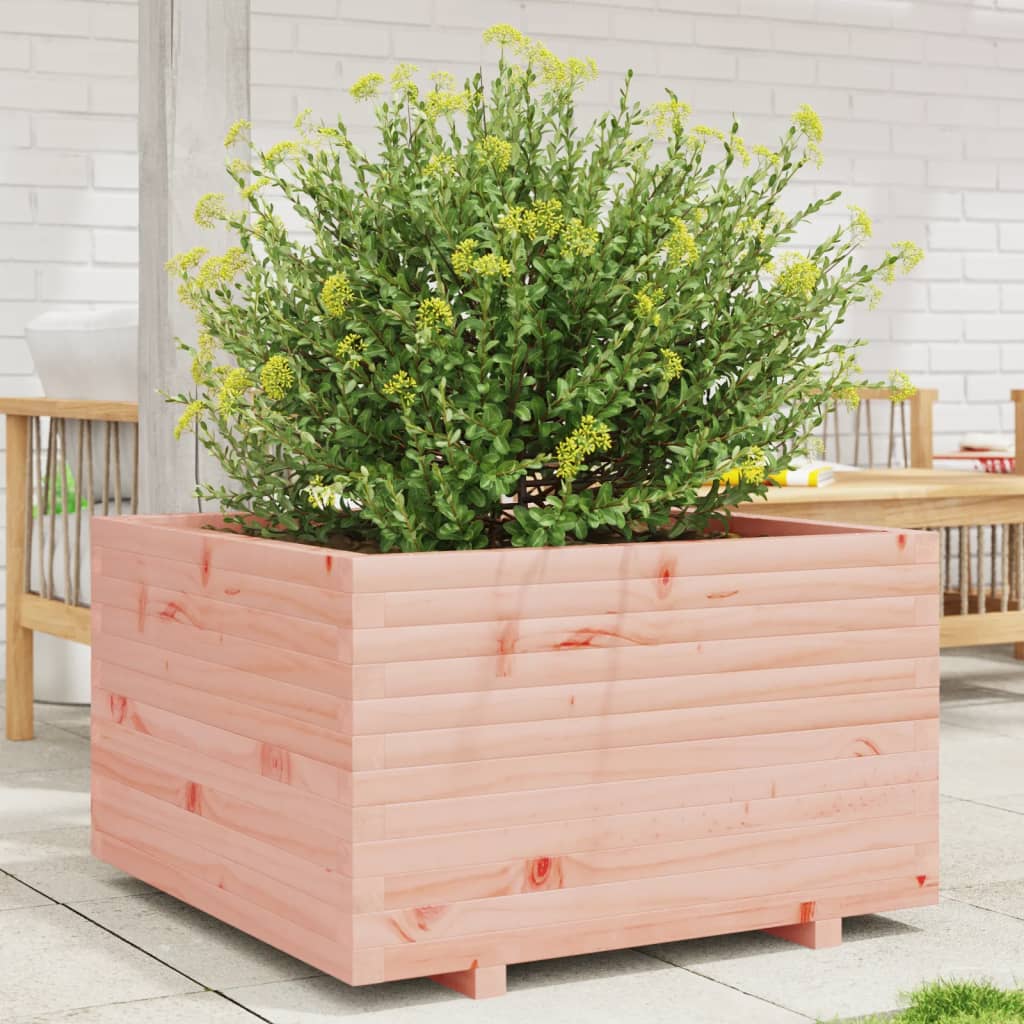 Fioriera Da Giardino 40X40X49,5 Cm In Legno Massello Di Douglas Douglas Naturale
