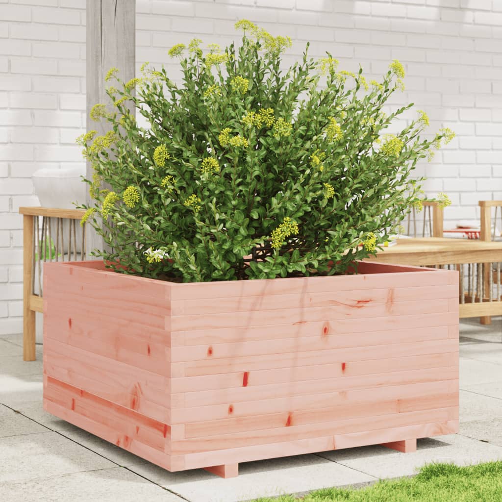 Fioriera Da Giardino 40X40X49,5 Cm In Legno Massello Di Douglas Douglas Naturale