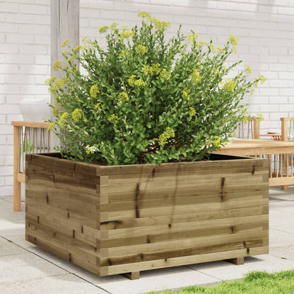 Fioriera Da Giardino In Legno Di Pino Impregnato Impregnato Naturale