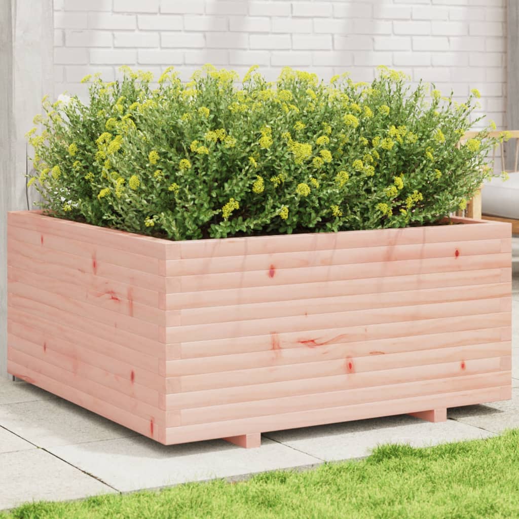 Fioriera Da Giardino 40X40X49,5 Cm In Legno Massello Di Douglas Douglas Naturale