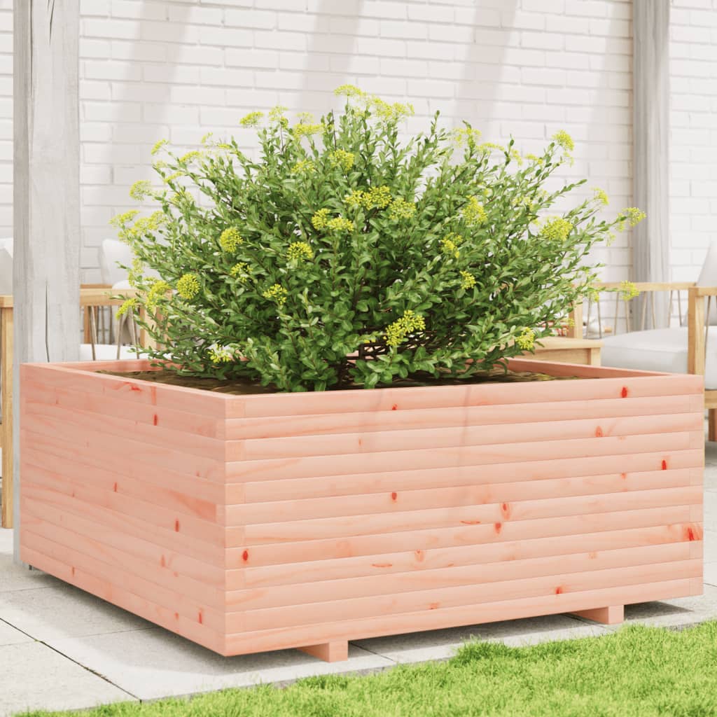 Fioriera Da Giardino 40X40X49,5 Cm In Legno Massello Di Douglas Douglas Naturale