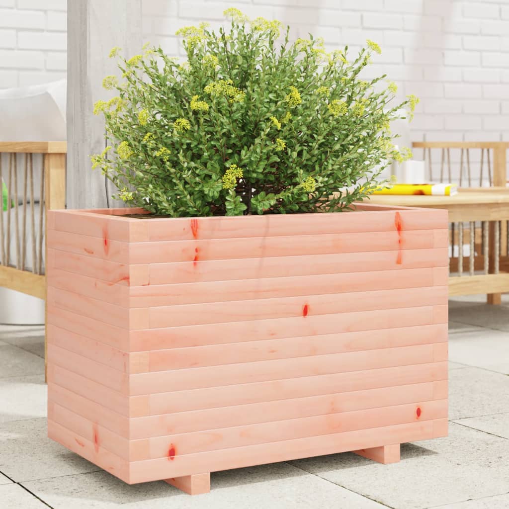 Fioriera Da Giardino 40X40X49,5 Cm In Legno Massello Di Douglas Douglas Naturale