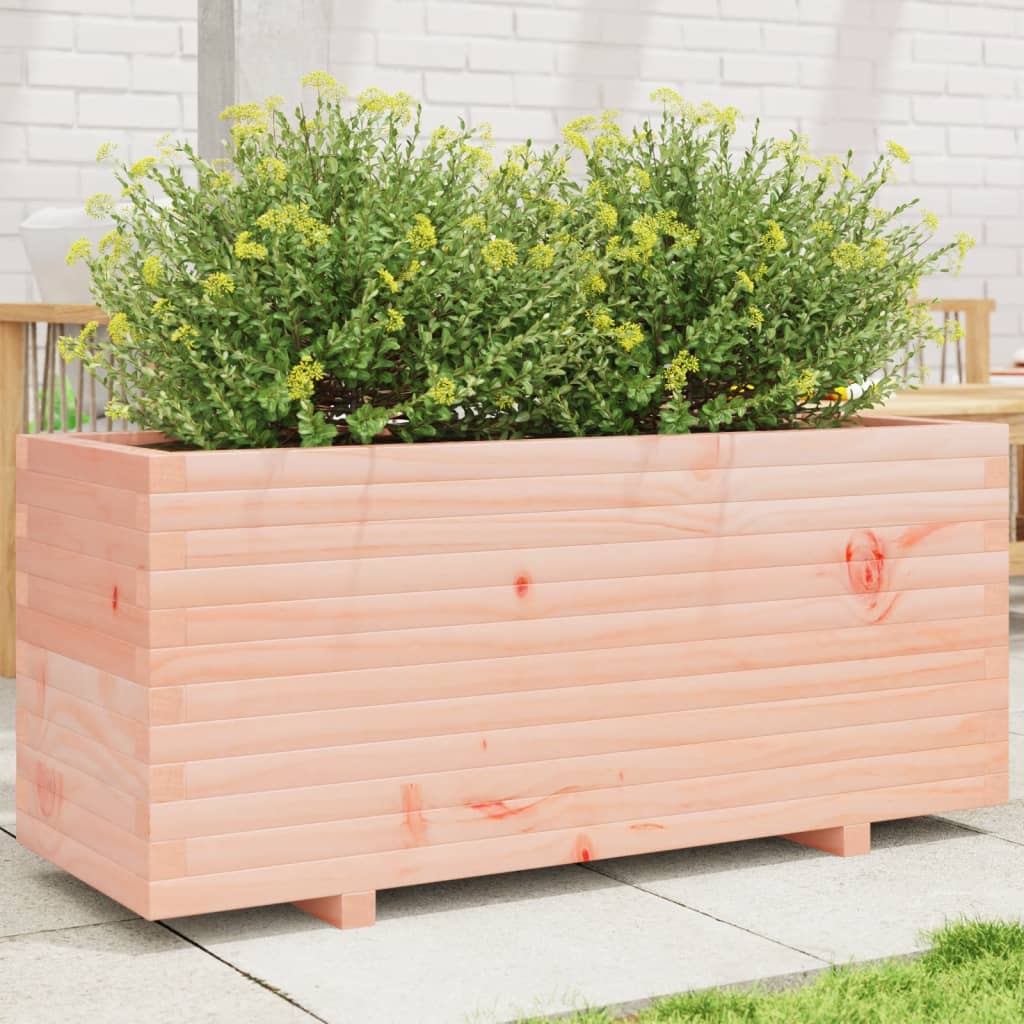 Fioriera Da Giardino 40X40X49,5 Cm In Legno Massello Di Douglas Douglas Naturale