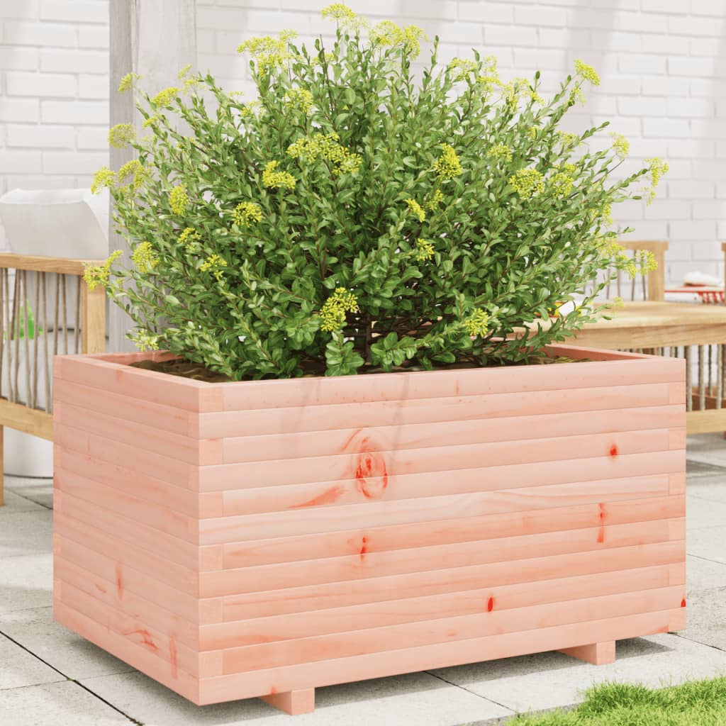 Fioriera Da Giardino 40X40X49,5 Cm In Legno Massello Di Douglas Douglas Naturale