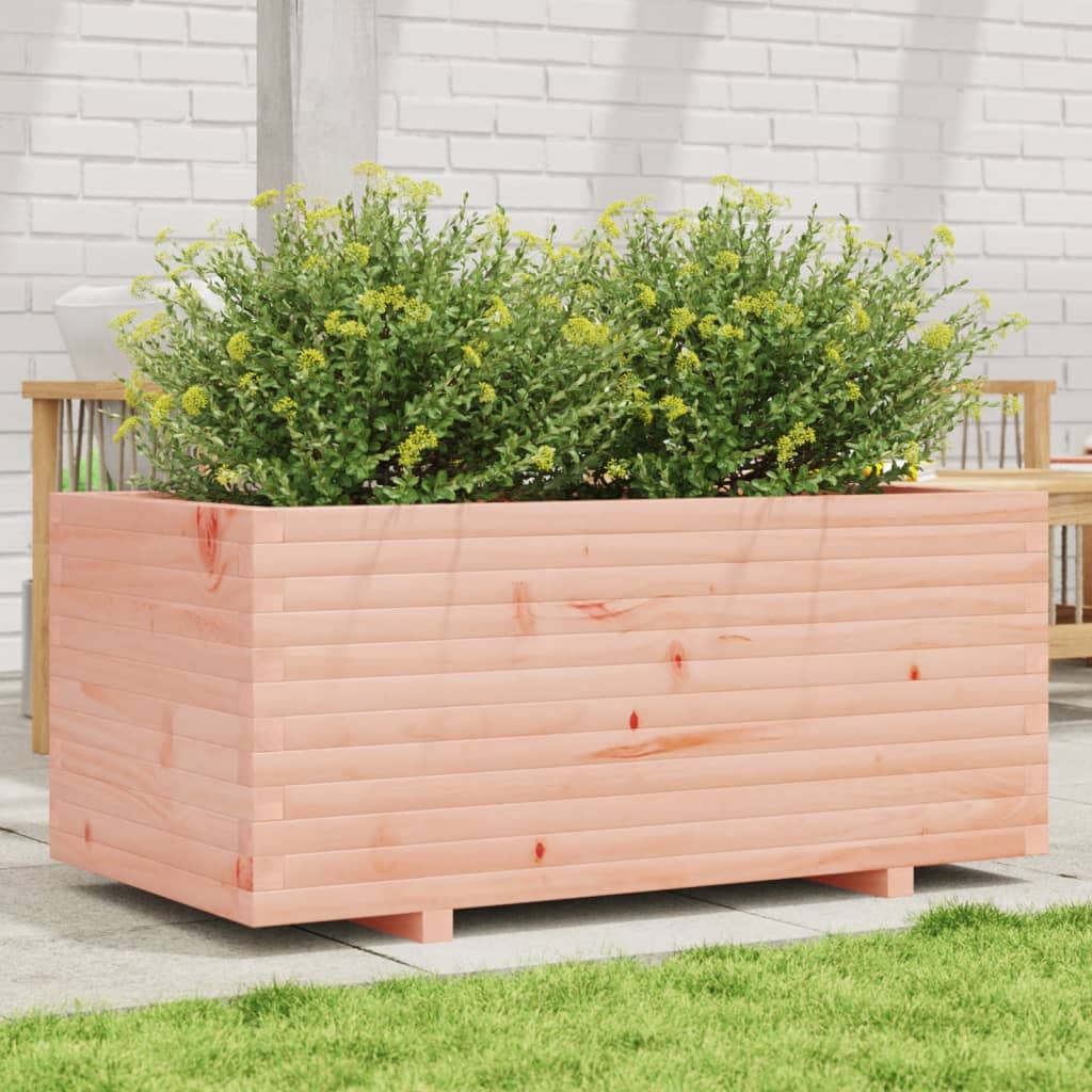 Fioriera Da Giardino 40X40X49,5 Cm In Legno Massello Di Douglas Douglas Naturale