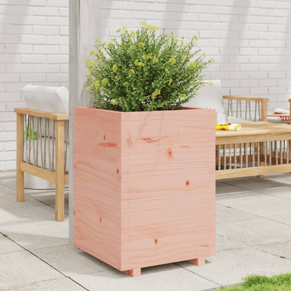 Fioriera Da Giardino 40X40X49,5 Cm In Legno Massello Di Douglas Douglas Naturale