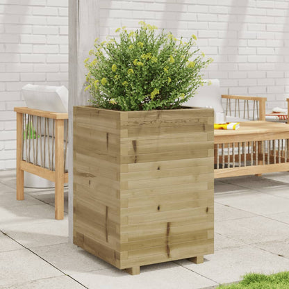 Fioriera Da Giardino In Legno Di Pino Impregnato Impregnato Naturale