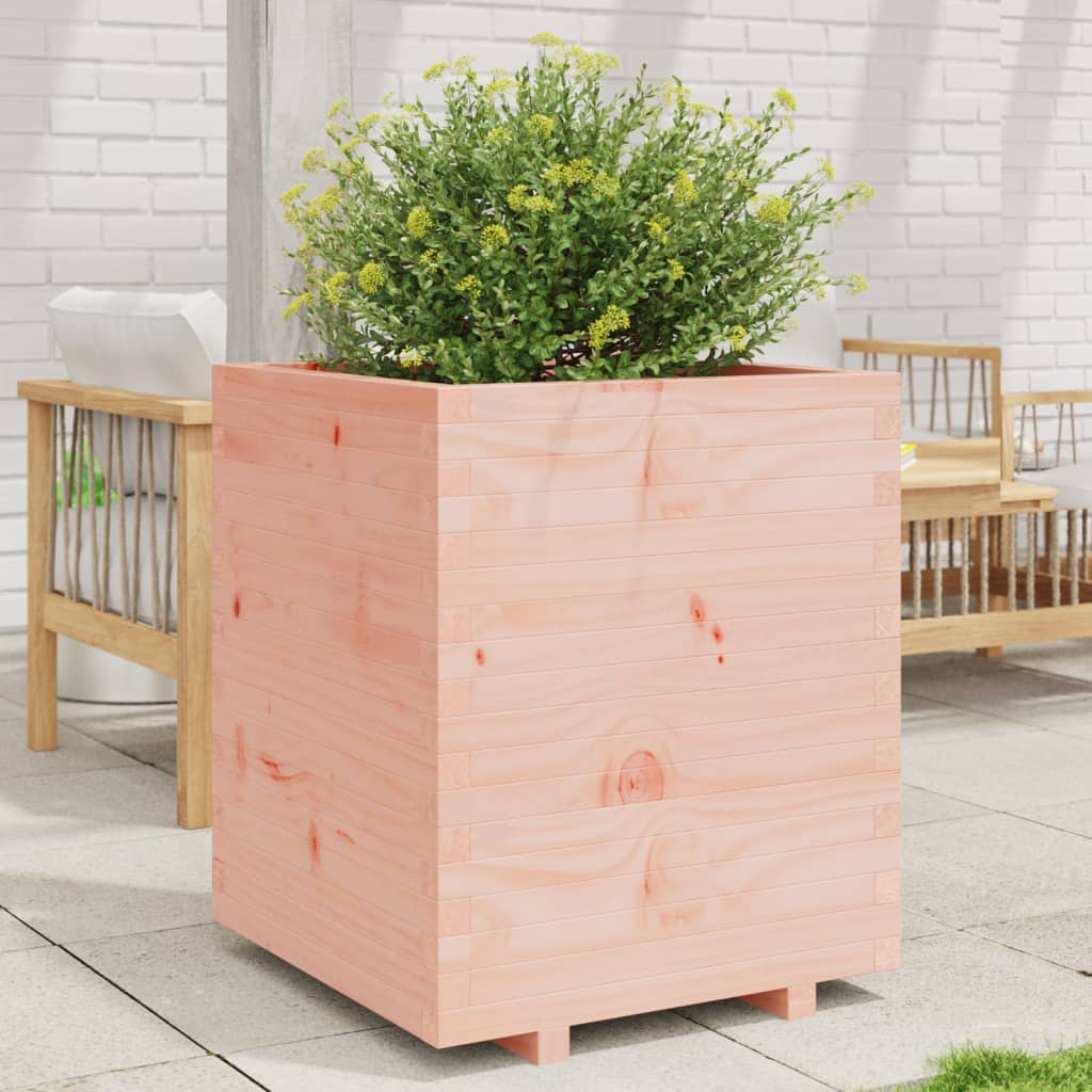 Fioriera Da Giardino 40X40X49,5 Cm In Legno Massello Di Douglas Douglas Naturale