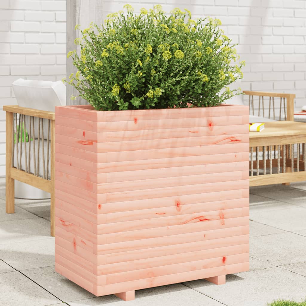 Fioriera Da Giardino 40X40X49,5 Cm In Legno Massello Di Douglas Douglas Naturale