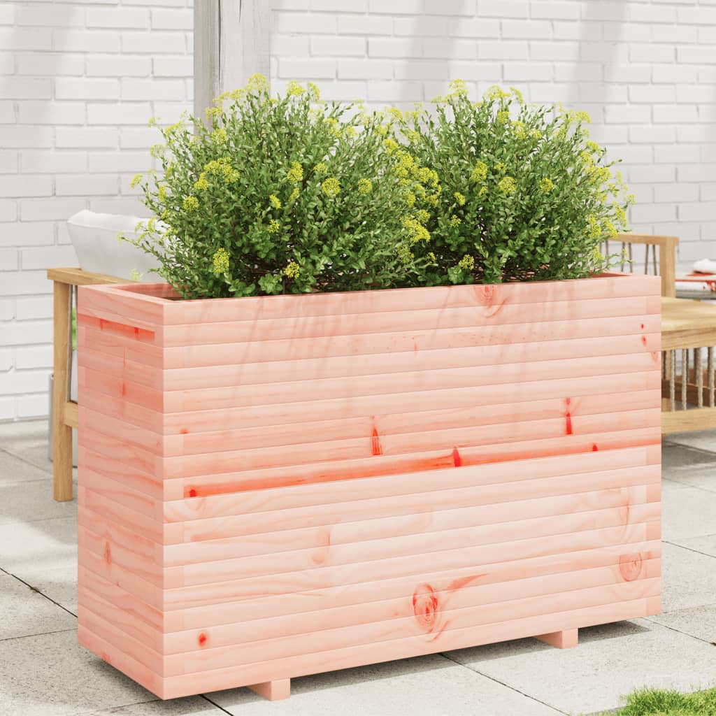 Fioriera Da Giardino 40X40X49,5 Cm In Legno Massello Di Douglas Douglas Naturale
