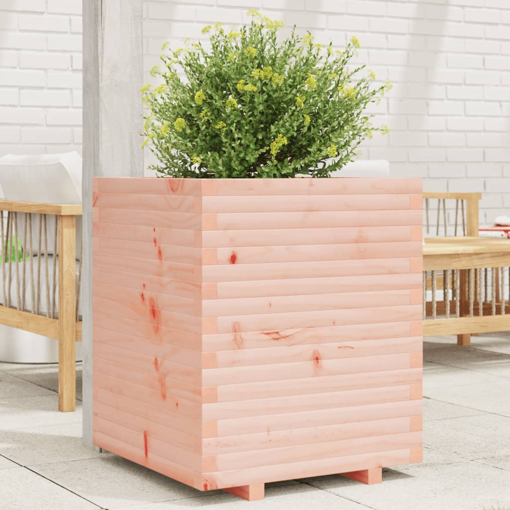 Fioriera Da Giardino 40X40X49,5 Cm In Legno Massello Di Douglas Douglas Naturale