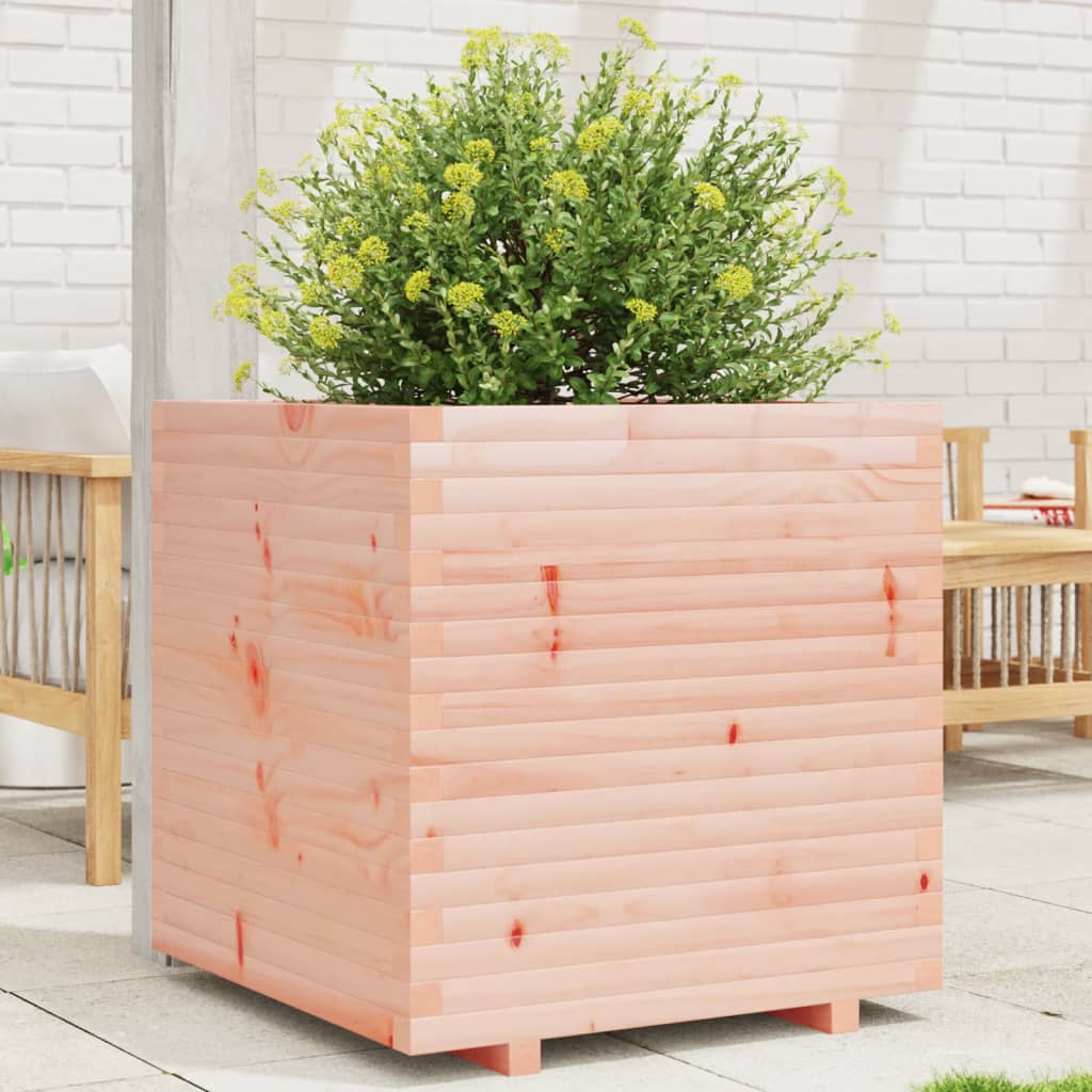 Fioriera Da Giardino 40X40X49,5 Cm In Legno Massello Di Douglas Douglas Naturale