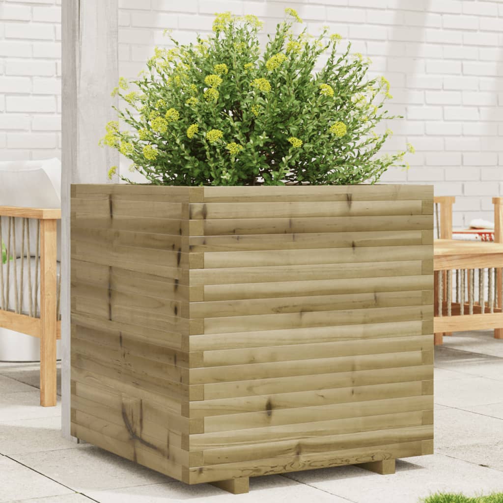 Fioriera Da Giardino In Legno Di Pino Impregnato Impregnato Naturale