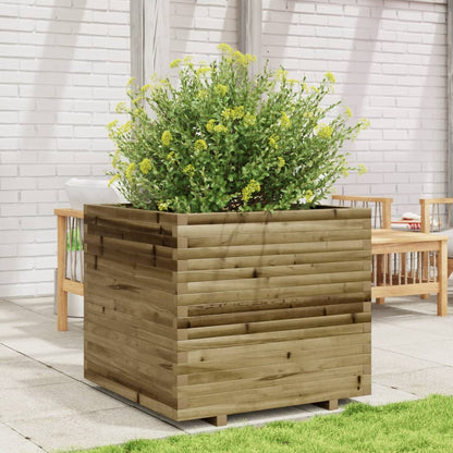 Fioriera Da Giardino In Legno Di Pino Impregnato Impregnato Naturale