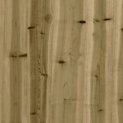 Fioriera Da Giardino In Legno Di Pino Impregnato Impregnato Naturale