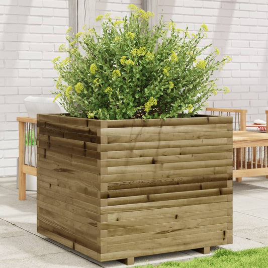 Fioriera Da Giardino In Legno Di Pino Impregnato Impregnato Naturale