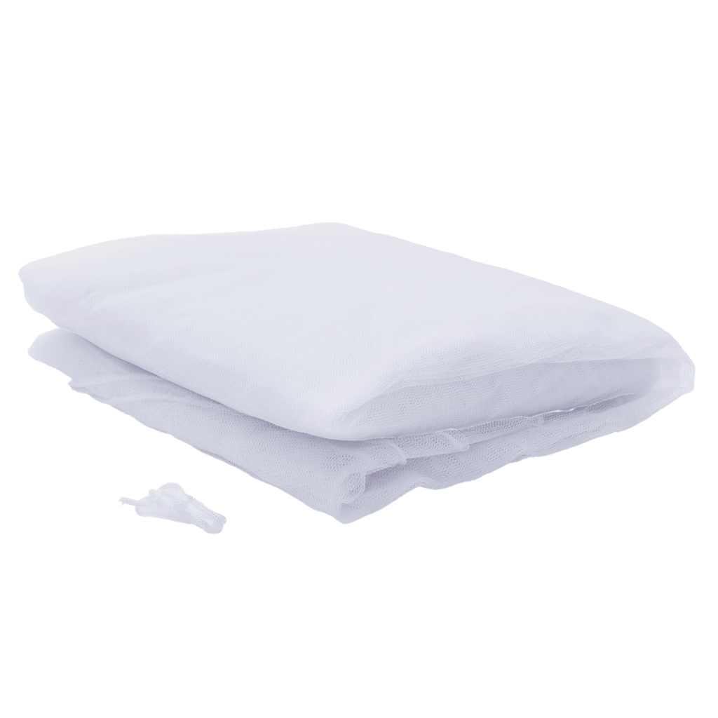 Zanzariera Per Letto 220 Rete Bianca 56X56X220 Cm