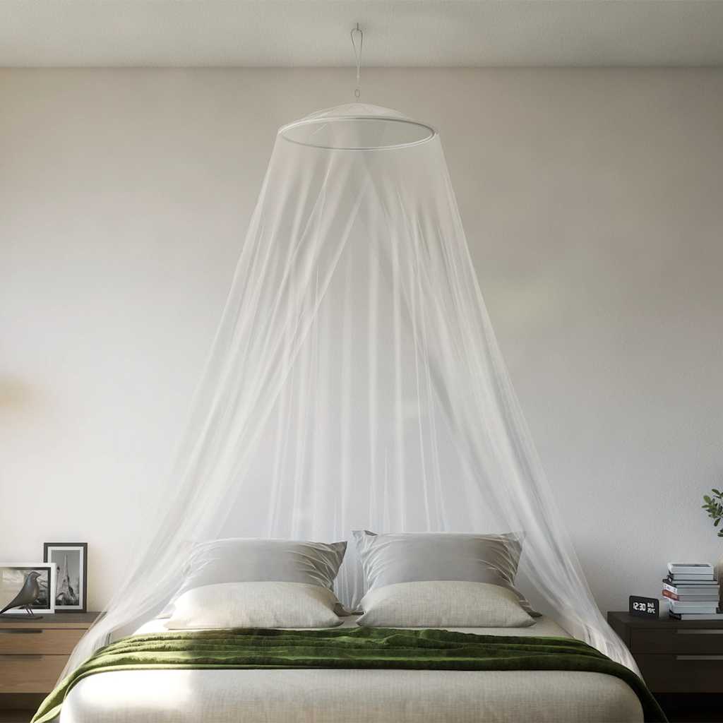 Zanzariera Per Letto 220 Rete Bianca 56X56X220 Cm