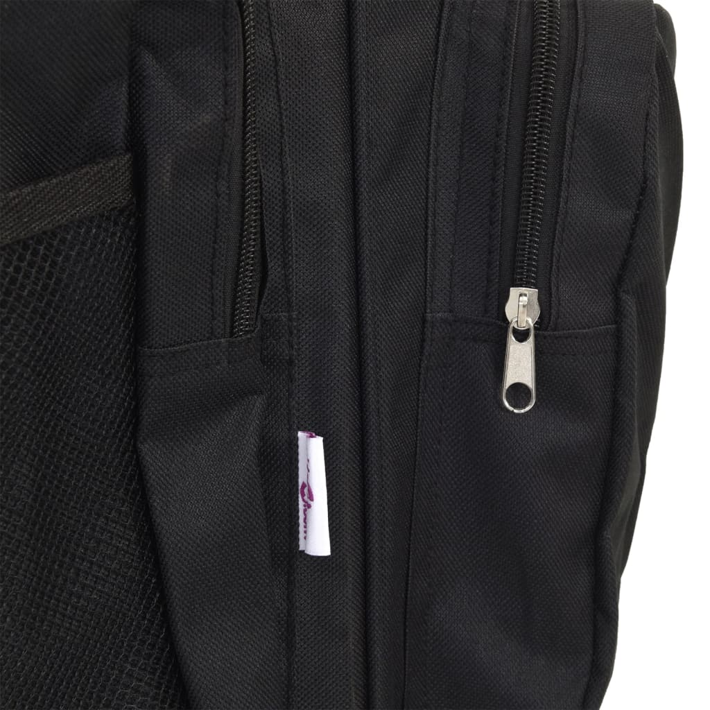 Borsa Da Pesca Impermeabile Nera In Tessuto Oxford