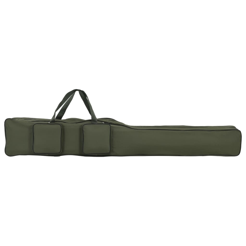 Borsa Per Canna Da Pesca Verde Tessuto Oxford