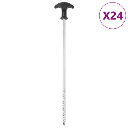 Picchetti Per Tenda 12 Pz Ø7 Mm In Acciaio Zincato