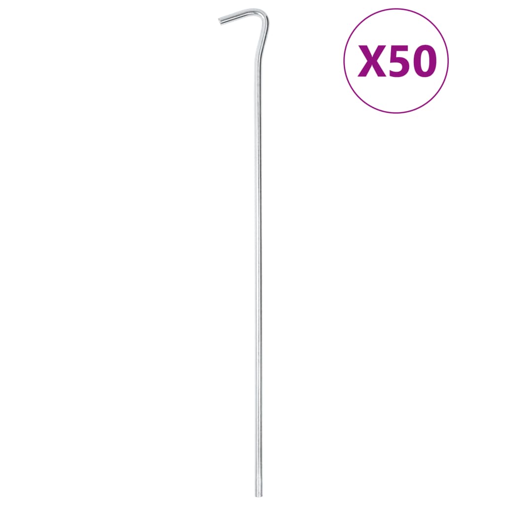 Picchetti Per Tenda 50 Pz 30 Cm Ø In Acciaio Zincato