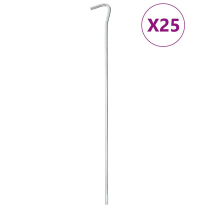 Picchetti Per Tenda 50 Pz 30 Cm Ø In Acciaio Zincato