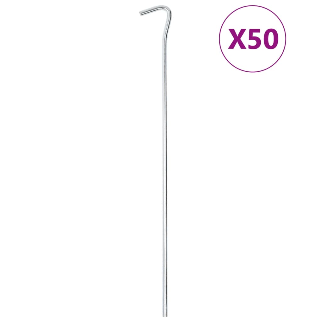 Picchetti Per Tenda 50 Pz 30 Cm Ø In Acciaio Zincato
