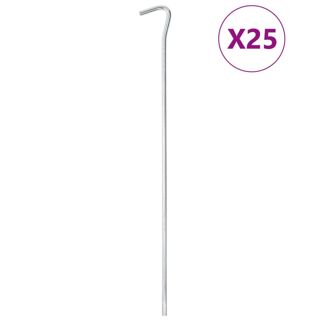 Picchetti Per Tenda 50 Pz 30 Cm Ø In Acciaio Zincato