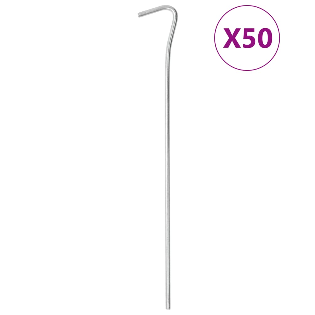 Picchetti Per Tenda 25 Pz 23 Cm Ø In Acciaio Zincato