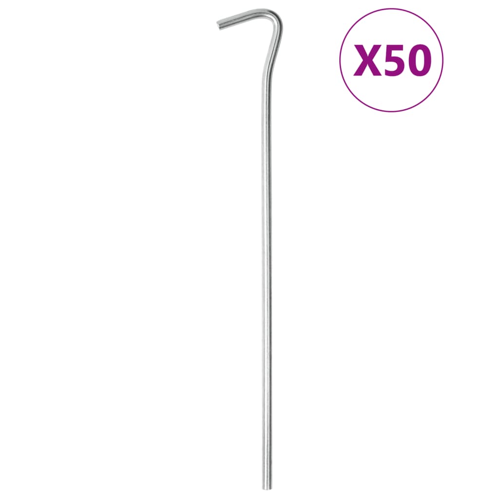 Picchetti Per Tenda 25 Pz 23 Cm Ø In Acciaio Zincato