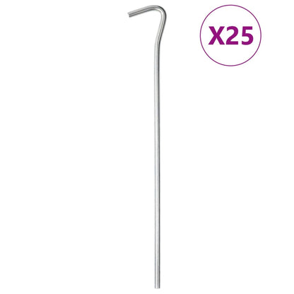 Picchetti Per Tenda 25 Pz 23 Cm Ø In Acciaio Zincato