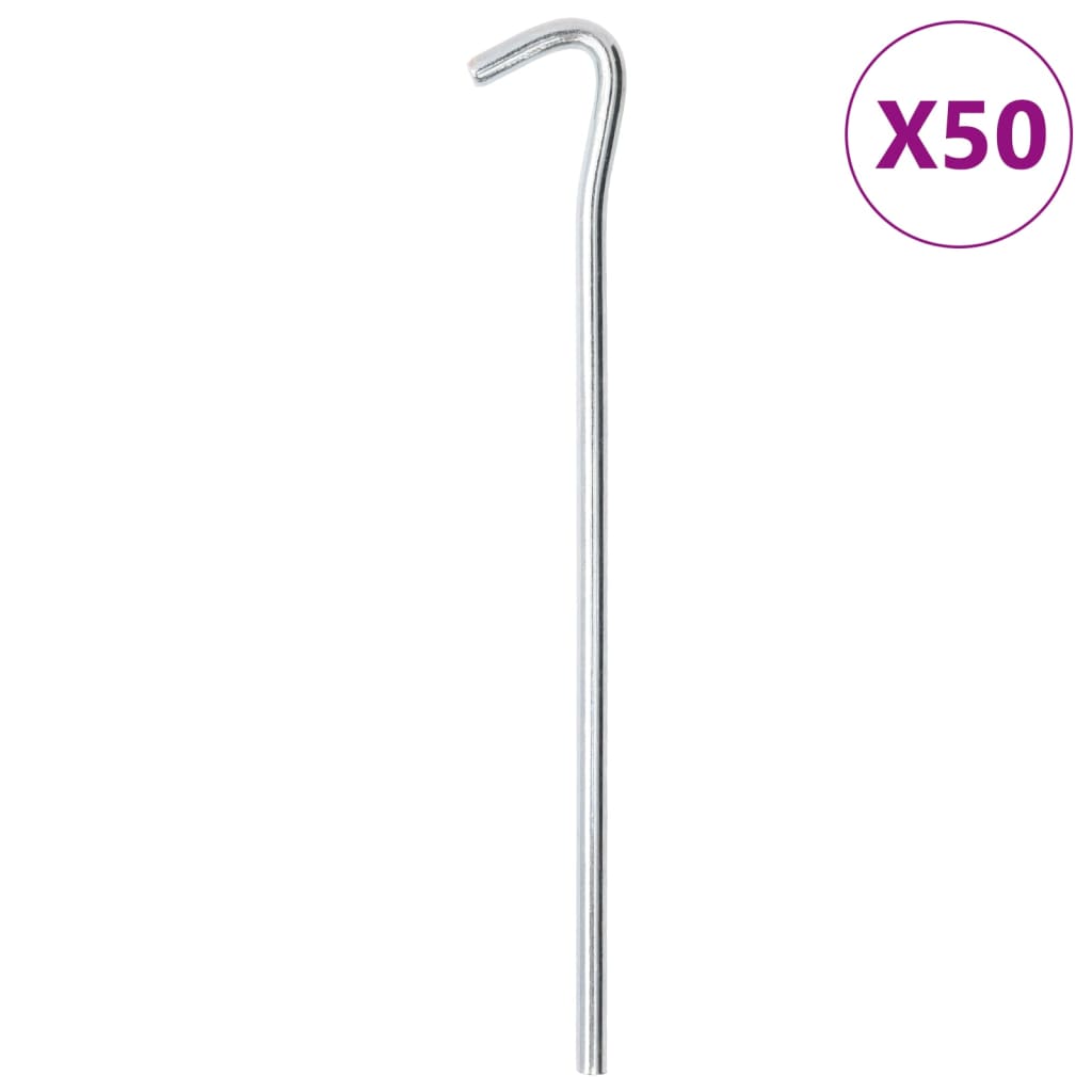 Picchetti Per Tenda 25 Pz 23 Cm Ø In Acciaio Zincato