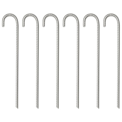 Picchetti Per Tenda 6 Pz Ø10 Mm In Acciaio Zincato