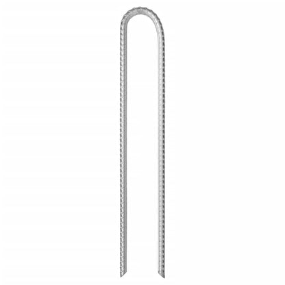 Picchetti Tenda 12 Pz A Forma Di U Ø10 Mm Acciaio Zincato
