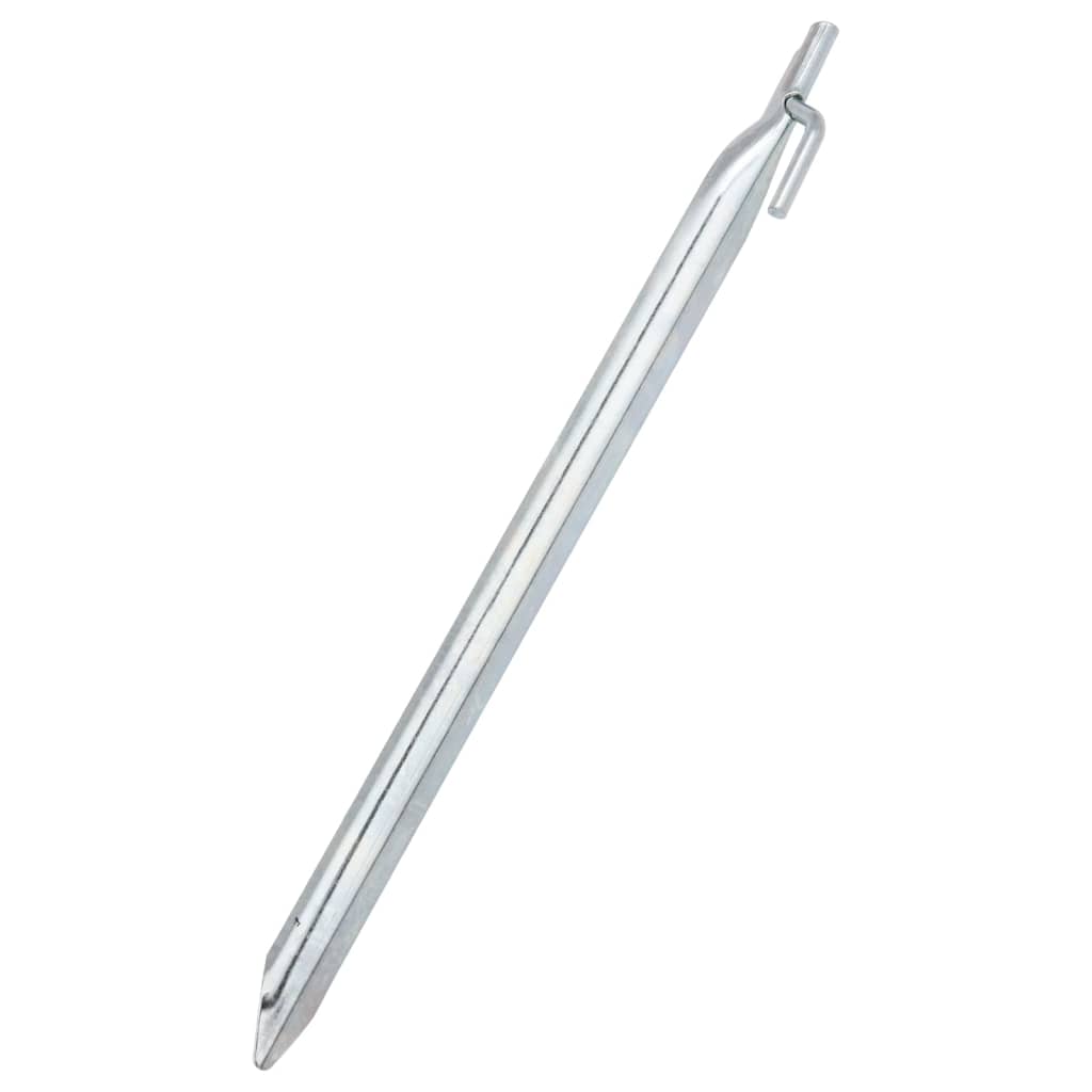 Picchetti Tenda 24 Pz Forma Di V 29,5 Cm Ø20 Mm Acciaio Zincato